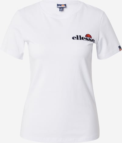 ELLESSE T-shirt 'Kittin' en bleu marine / orange / rouge / blanc, Vue avec produit