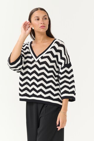 Kaffe Pullover 'Laina' in Schwarz: Vorderseite