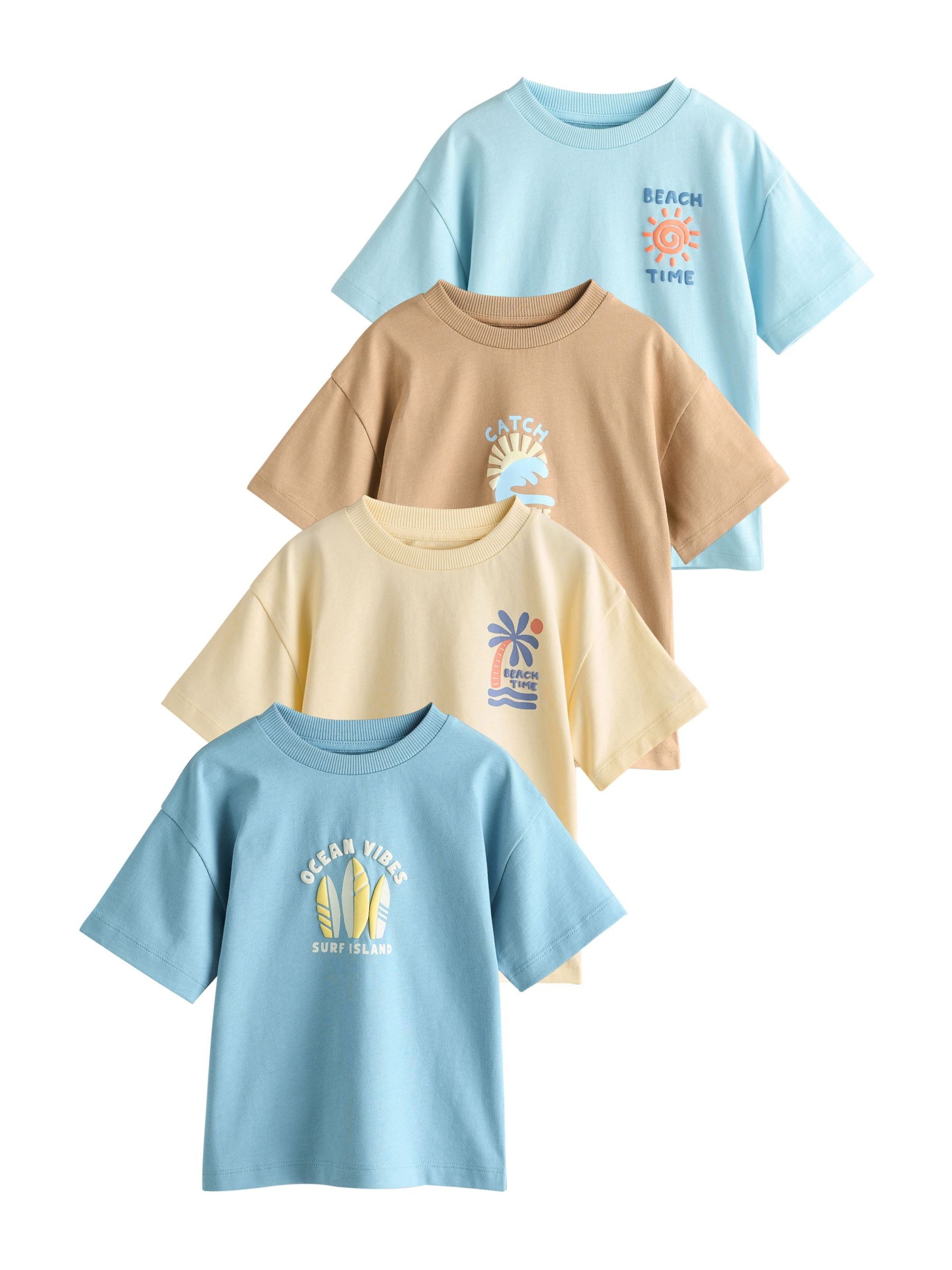 Next - Camiseta en beige: frente