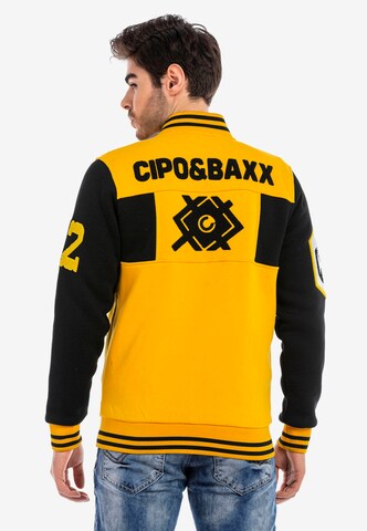 CIPO & BAXX Sweatjacke in Gelb