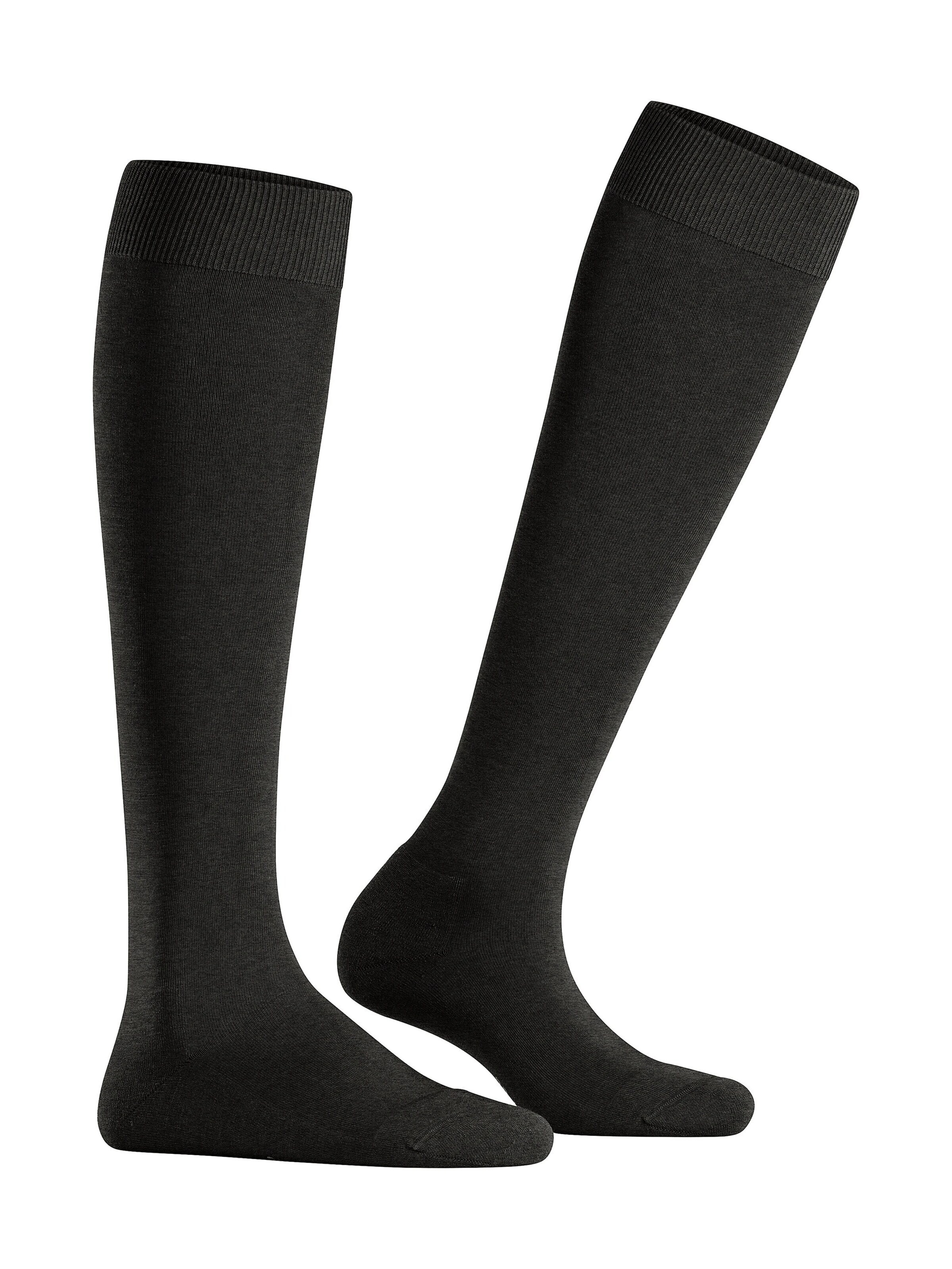 FALKE Kniestrümpfe 'ClimaWool'‌‌‌‌ in Grau