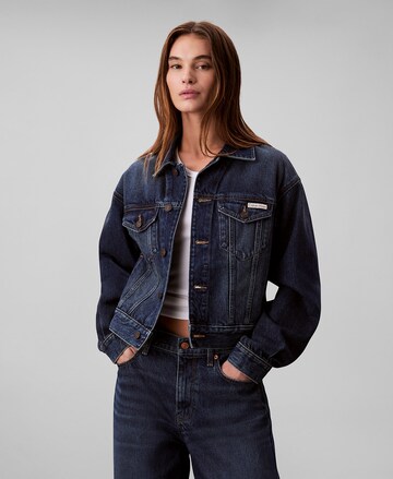 Calvin Klein Jeans Jacke in Blau: Vorderseite