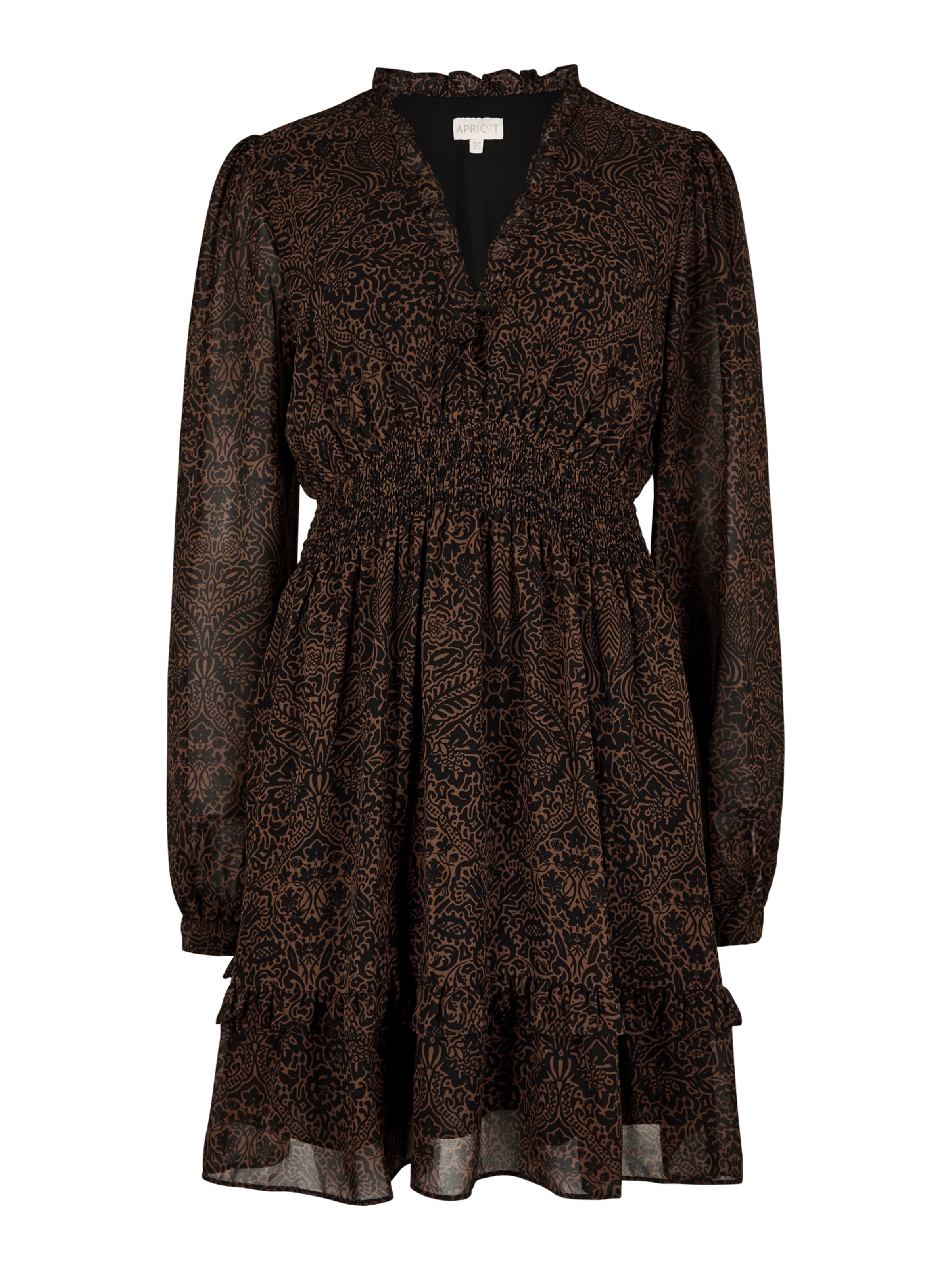 Robe Apricot en marron : devant