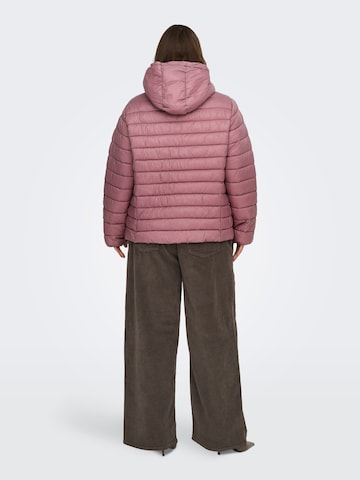 ONLY Carmakoma Between-Season Jacket 'CARTahia' in Pink