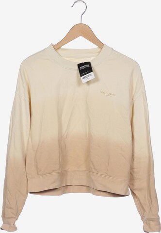 Marc O'Polo Sweatshirt & Zip-Up Hoodie in S in Beige: front