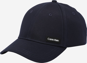 Calvin Klein Czapka z daszkiem w kolorze niebieski: przód