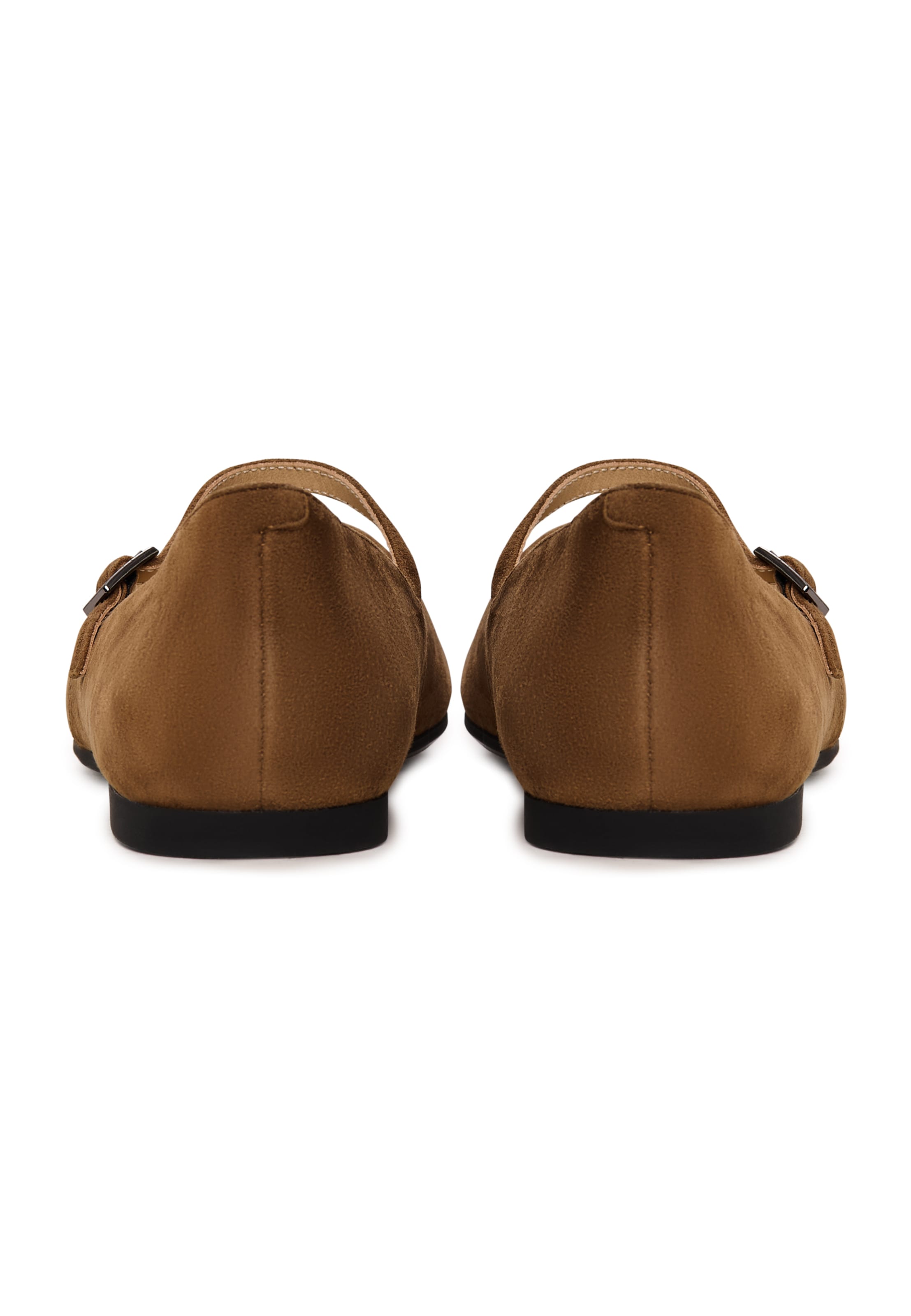 CESARE GASPARI Strap ballerina in Brown
