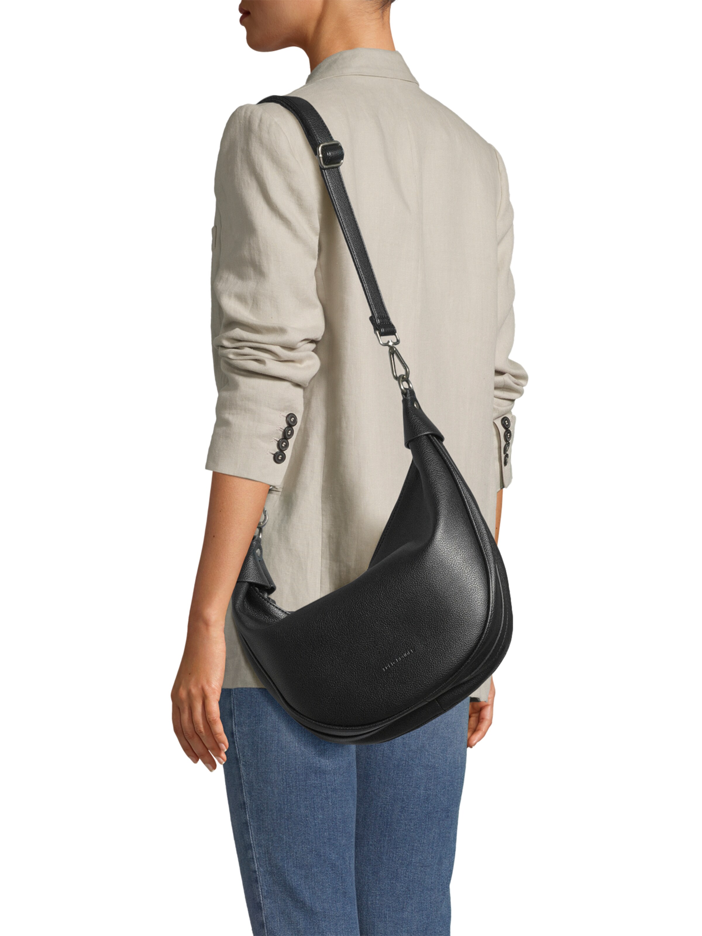 FREDsBRUDER Shoulder Bag 'Good vibes only' in Black: front