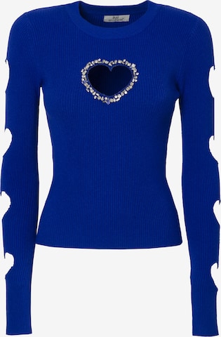 Pull-over Influencer en bleu : devant