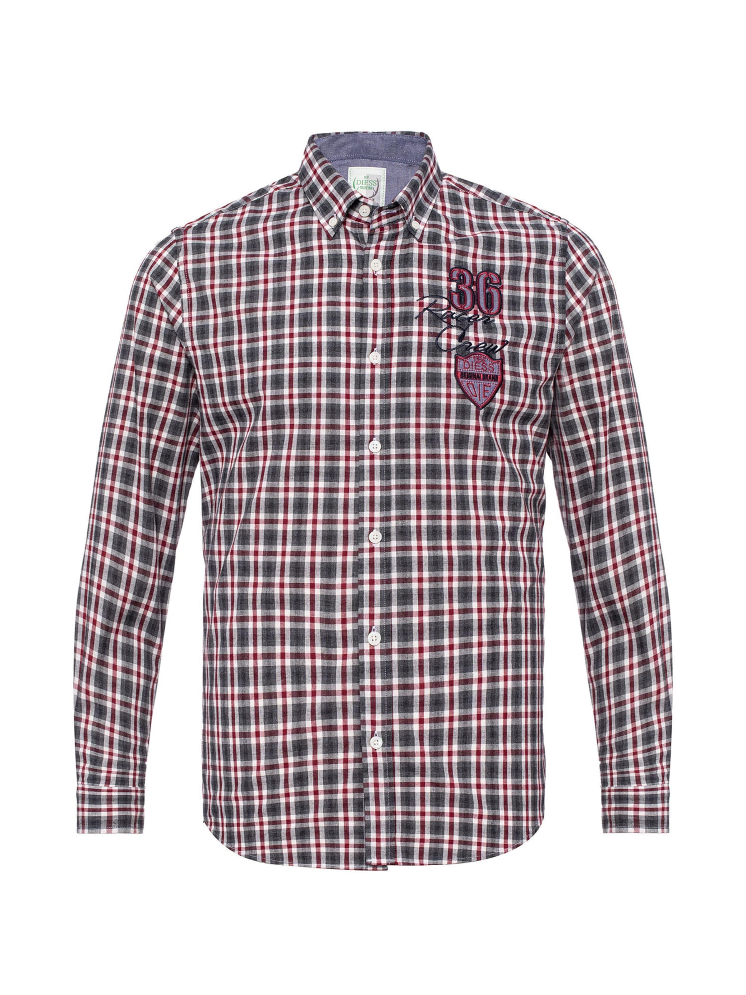 By Diess Collection Rovný strih Košeľa - Zmiešané farby: predná strana