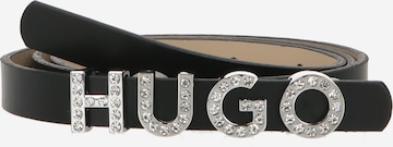 HUGO Belt 'Zula' in Black: front