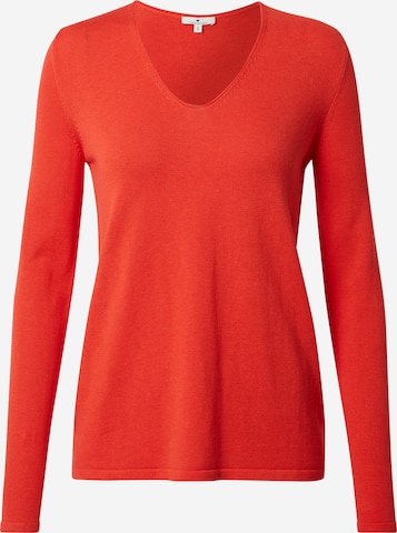 TOM TAILOR Sweater in Red: front