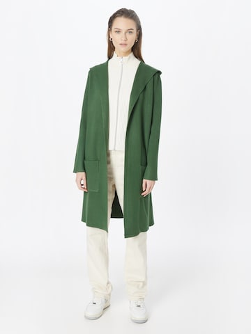 Zwillingsherz Knit Cardigan 'Janina' in Green: front