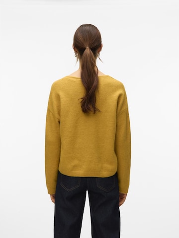 VERO MODA Sweater 'VMBesti' in Yellow