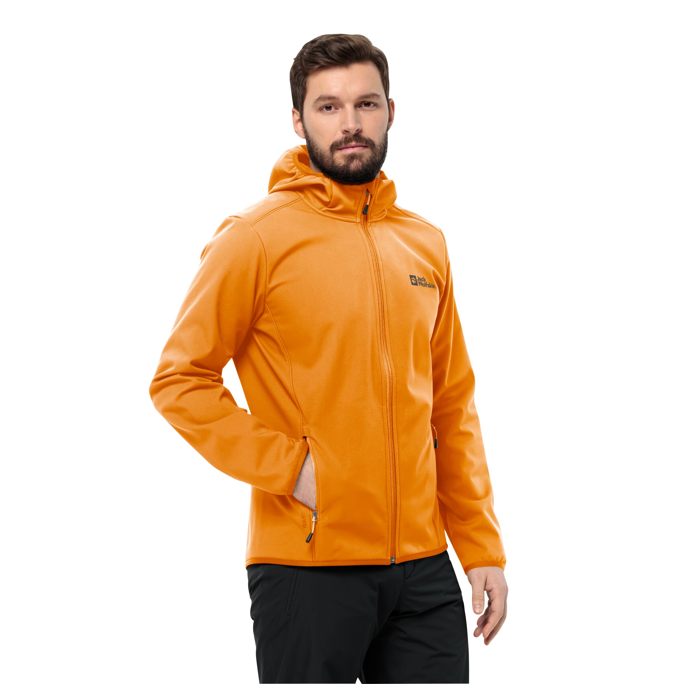 JACK WOLFSKIN Outdoor jacket in Orange: front
