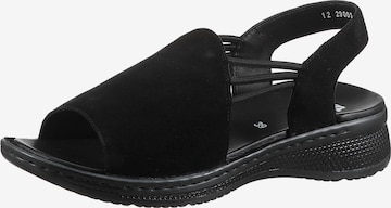 ARA Sandale in Schwarz: Vorderseite