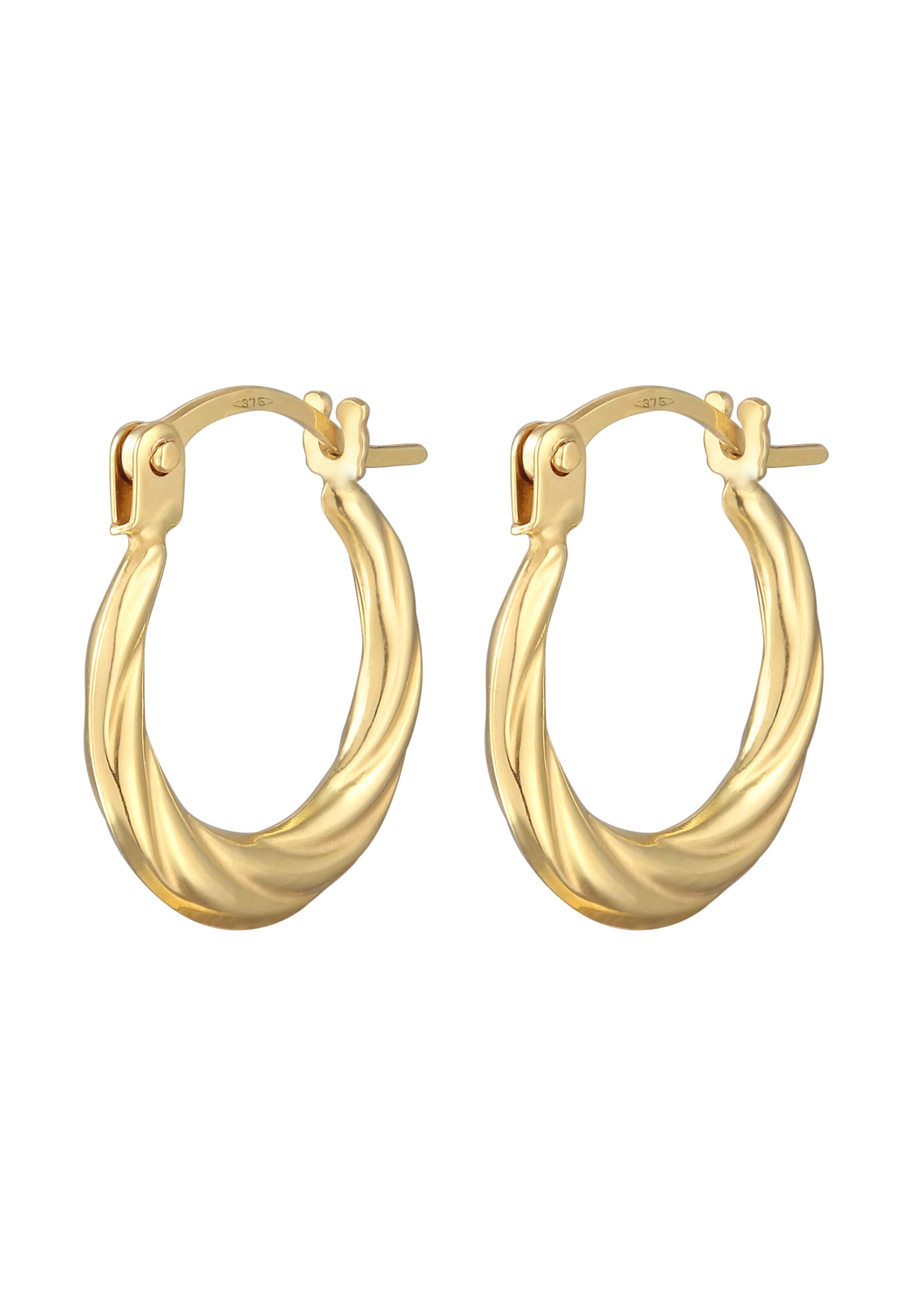 ELLI PREMIUM Ohrringe in Gold: Vorderseite