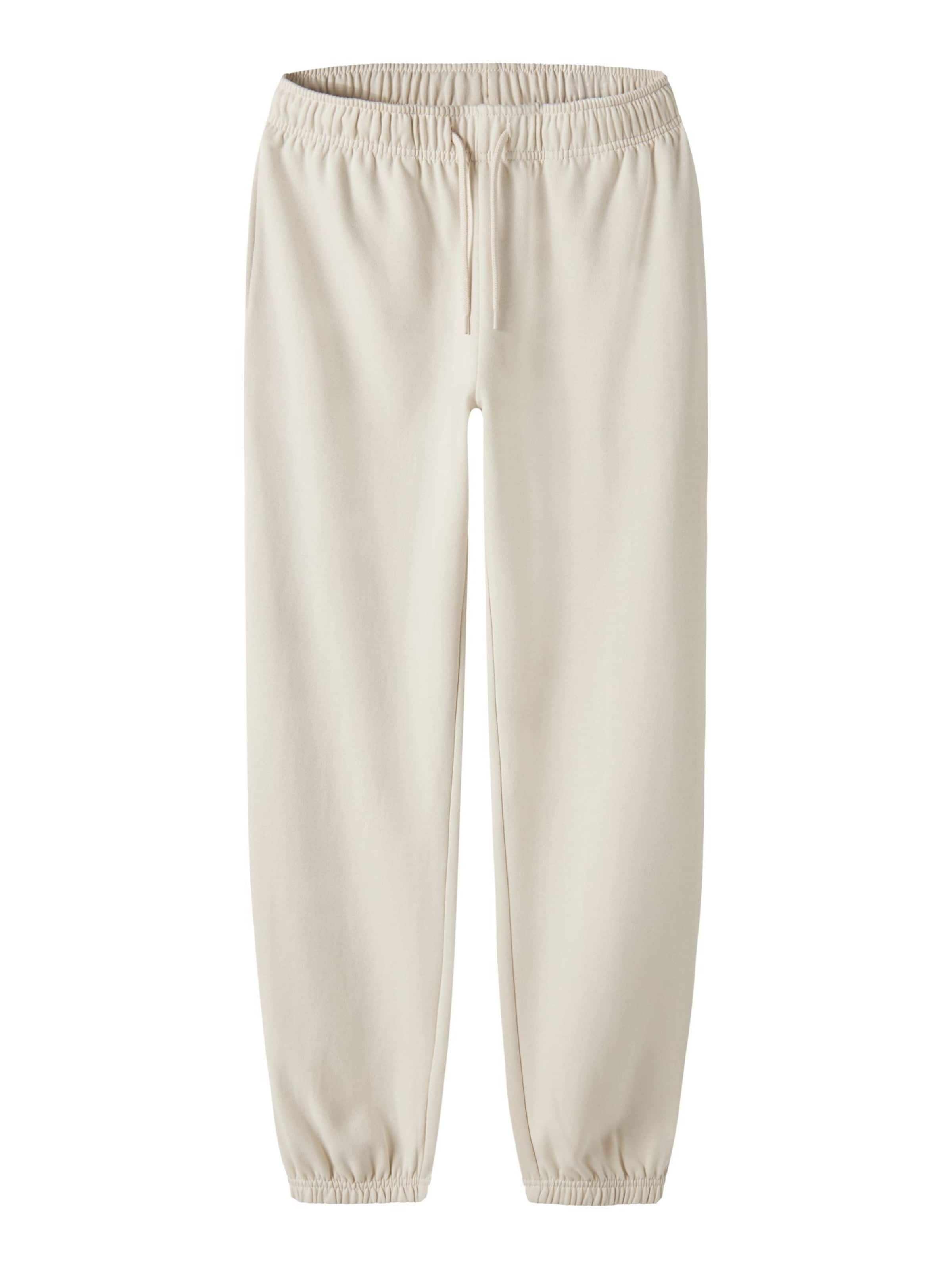 TWO SOON Tapered Bukser i hvid: forside