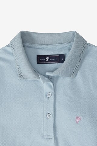 DENIM CULTURE Poloshirt 'Isolde' in Blau