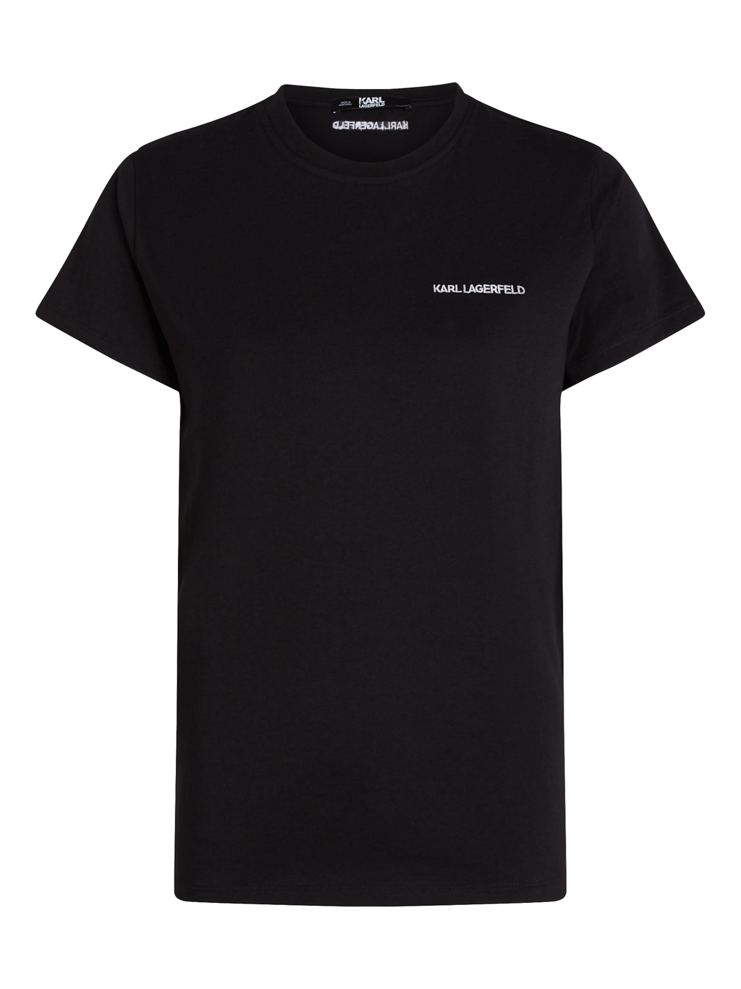 Tricou de la Karl Lagerfeld pe negru: față