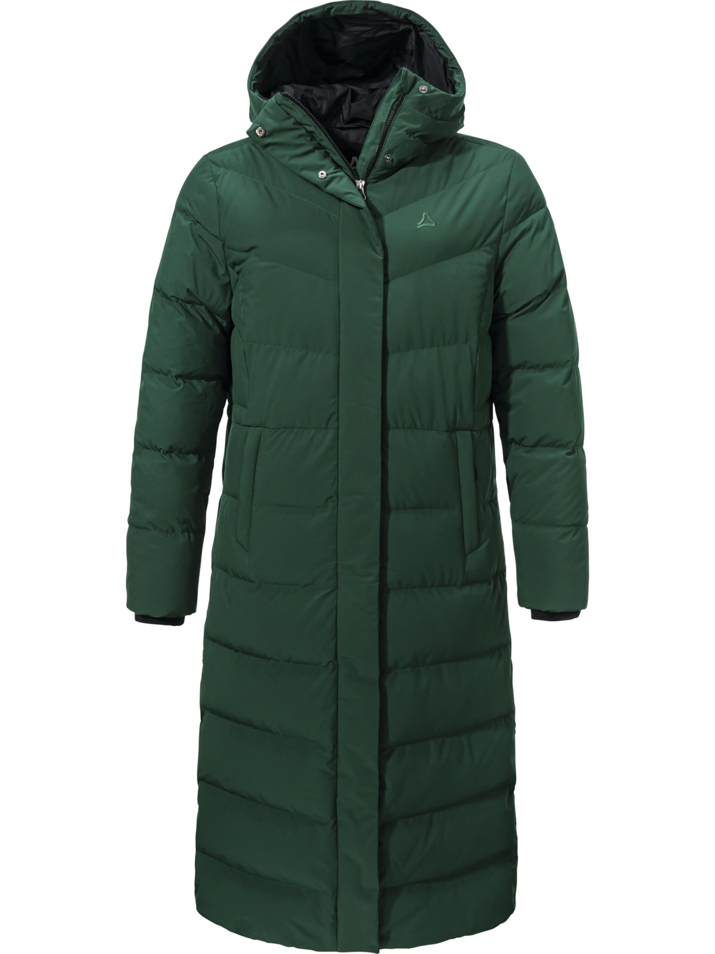 Schöffel Outdoormantel 'Urban Down' in Groen: voorkant