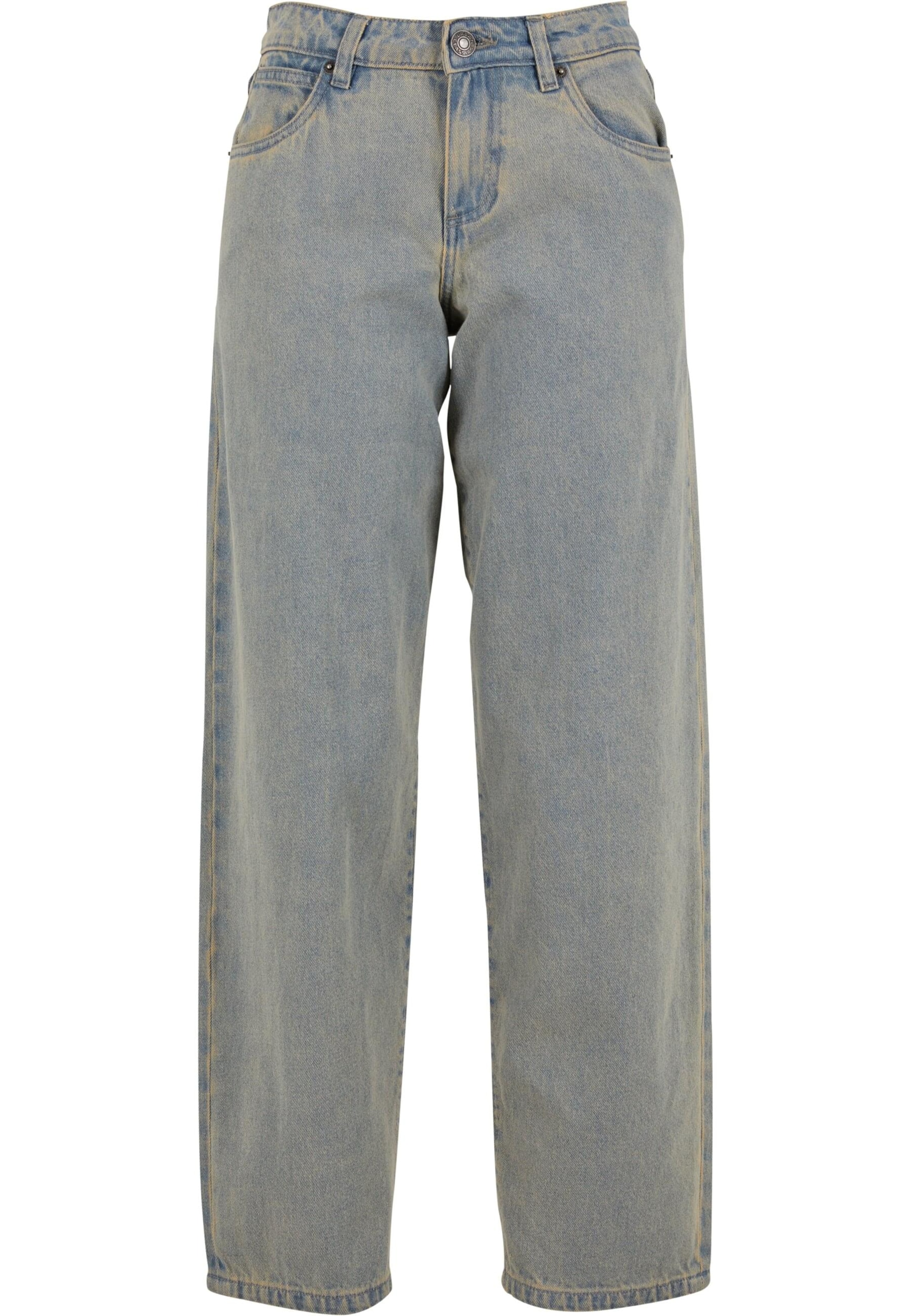 Urban Classics Teksapüksid '90´s', värv sinine: eest vaates