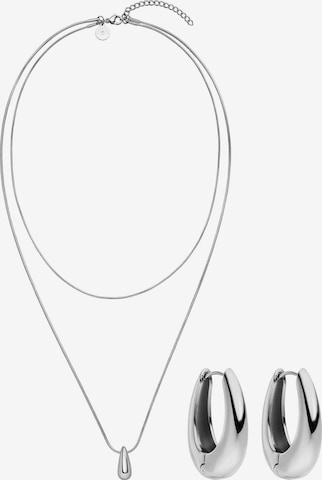 Parure de bijoux 'Dewdrop' PURELEI en argent : devant
