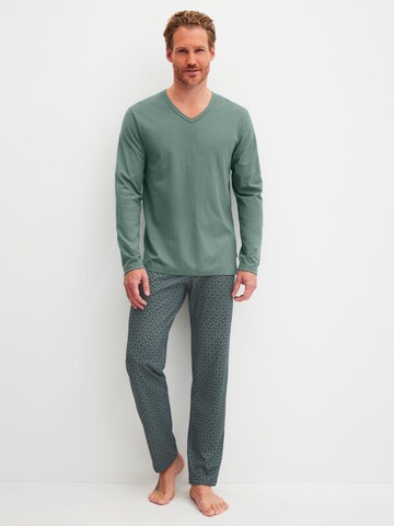 CALIDA Pyjama lang 'Cotton Special'‌‌ in Grau