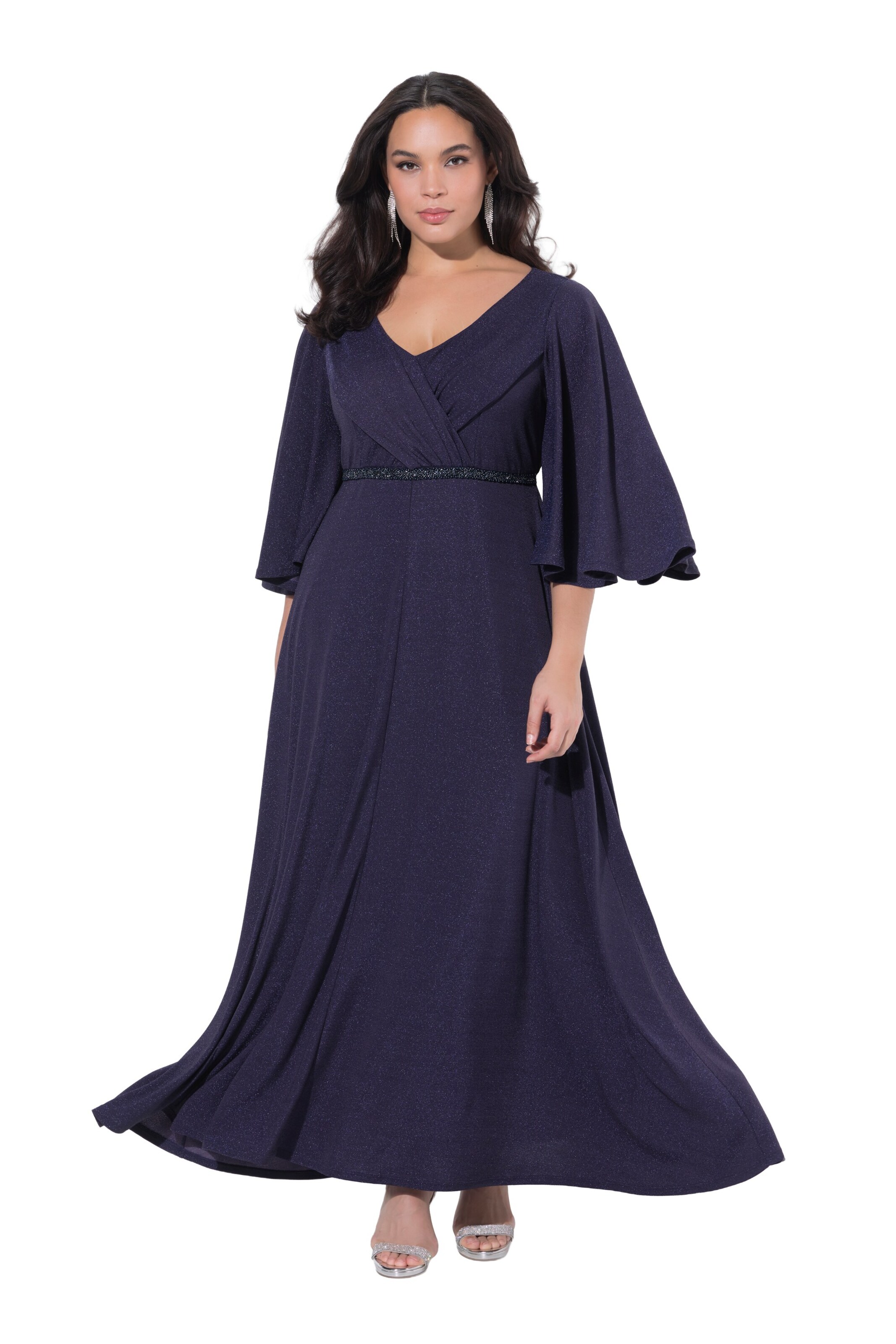 Ulla Popken Dress in Blue: front