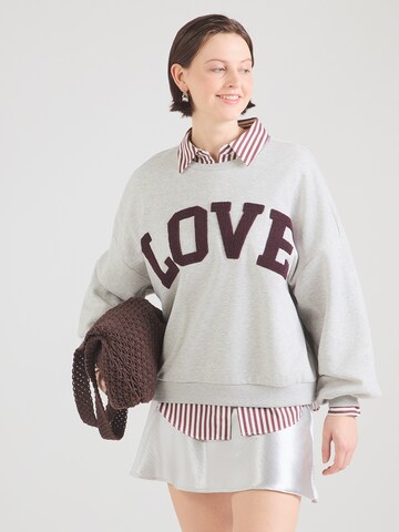 VERO MODA Collegepaita 'VMCiao Bella' värissä harmaa: etupuoli