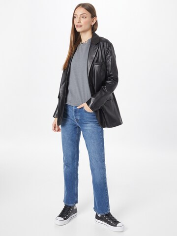 7 for all mankind كنزة رياضية بلون رمادي