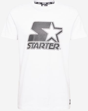 Tricou de la Starter Black Label pe alb: față