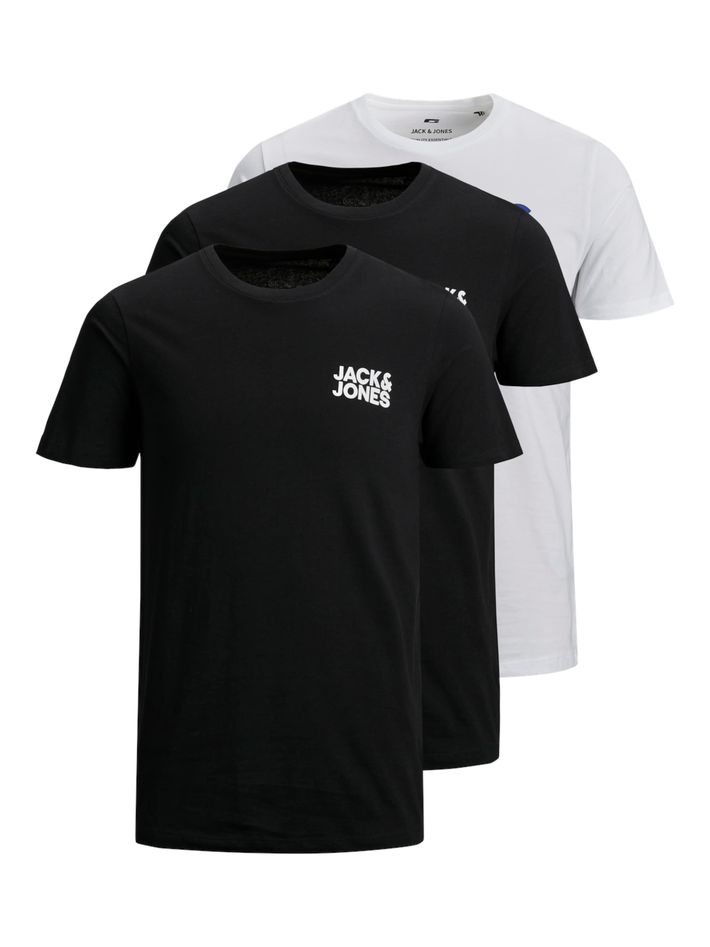 JACK & JONES Tričko – černá: přední strana