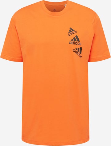 ADIDAS SPORTSWEAR Funkčné tričko 'Essentials Brandlove' - oranžová: predná strana