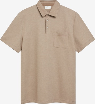 s.Oliver Poloshirt in Braun: Vorderseite