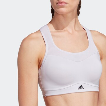 ADIDAS SPORTSWEAR Бюстие Спортен сутиен 'Tlrd Impact High-Support' в бяло