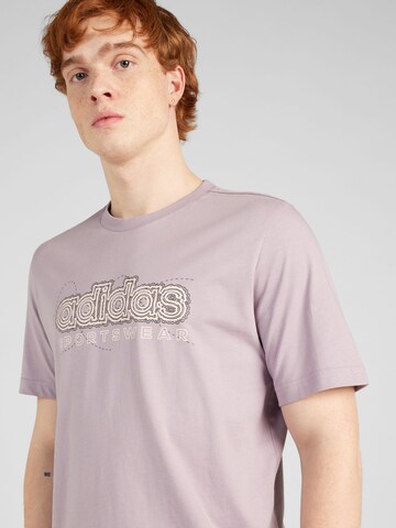 ADIDAS SPORTSWEAR - Camisa funcionais 'GROWTH' em roxo