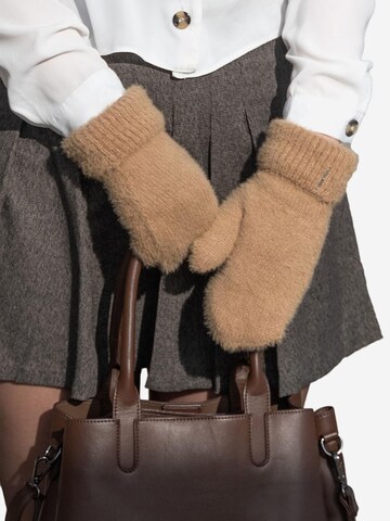 Vivisence Full Finger Gloves '7205' in Brown