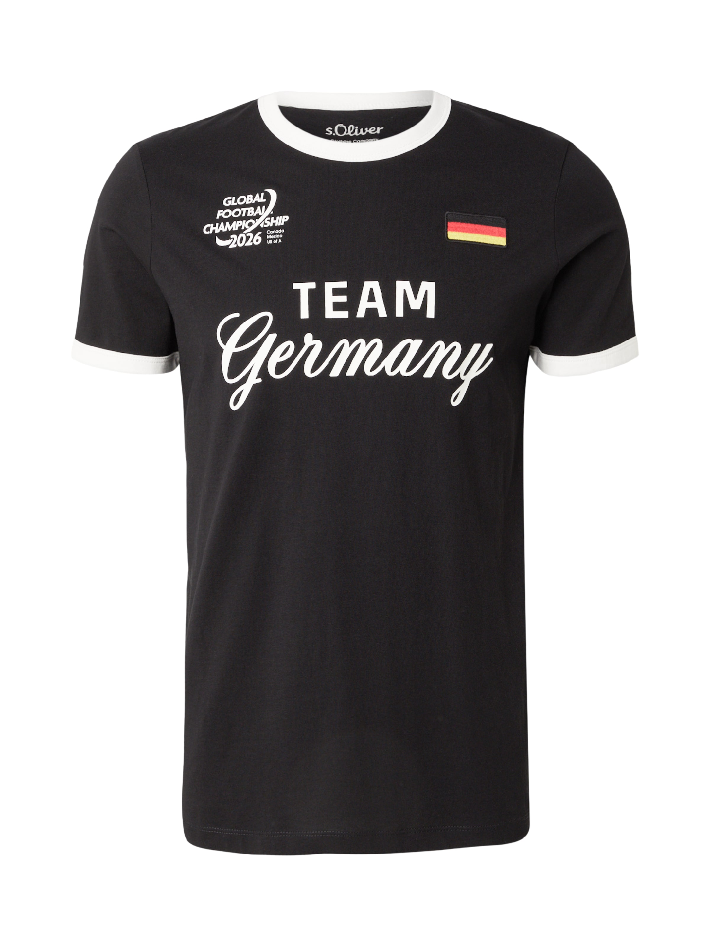 s.Oliver Shirt in Black: front