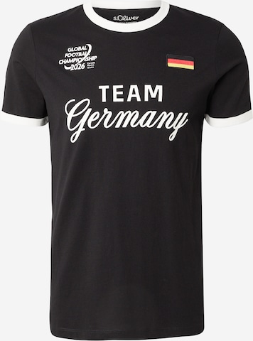 s.Oliver Shirt in Black: front