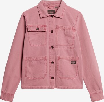 Superdry Between-Season Jacket 'Chore' in Pink: front