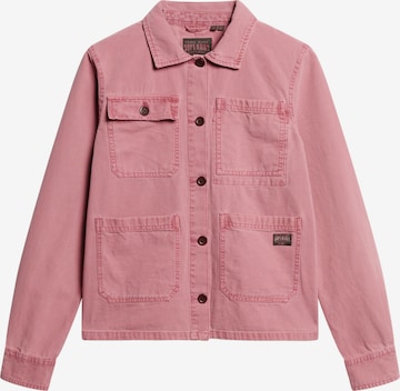 Superdry Tussenjas 'Chore' in Roze: voorkant