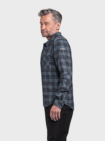 Schöffel Comfort fit Functioneel overhemd ' Pianosa ' in Blauw