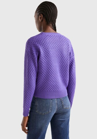 UNITED COLORS OF BENETTON Pullover in Lila