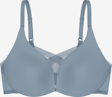 TRIUMPH T-Shirt-BH ' Shape Smart ' in Blau: Vorderseite