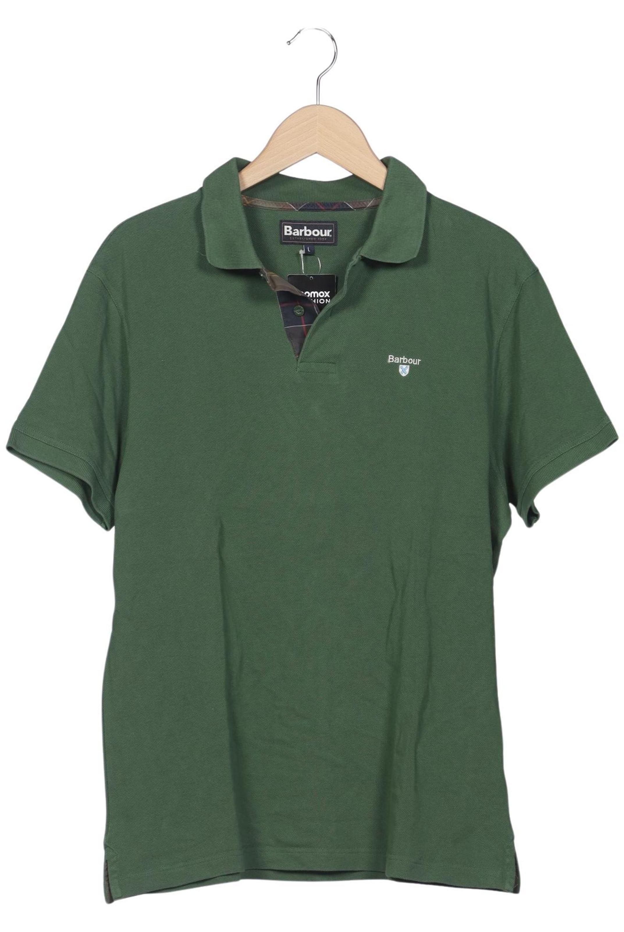 Barbour Poloshirt L in Grün: Vorderseite