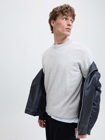 JACK & JONES Sweater 'JJEPERFECT' in Grey