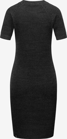RagwearPletena haljina 'Kolya' - crna boja