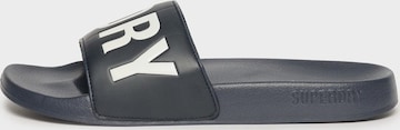 Claquettes / Tongs Superdry & Co en bleu : devant