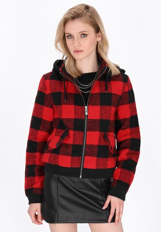 Veste mi-saison - CONTRAER - en rouge : devant